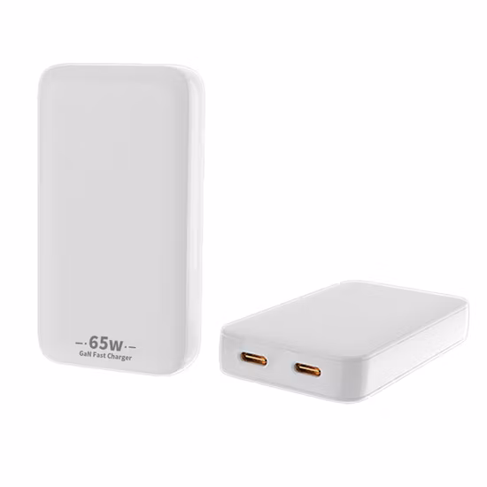 Laptop Charger Supplier Wall Charger 65W GaN AC/DC Power Adapter Pd Function Type C Port Travel Charging Mobile Phone Laptop USB Quick Fast Charger