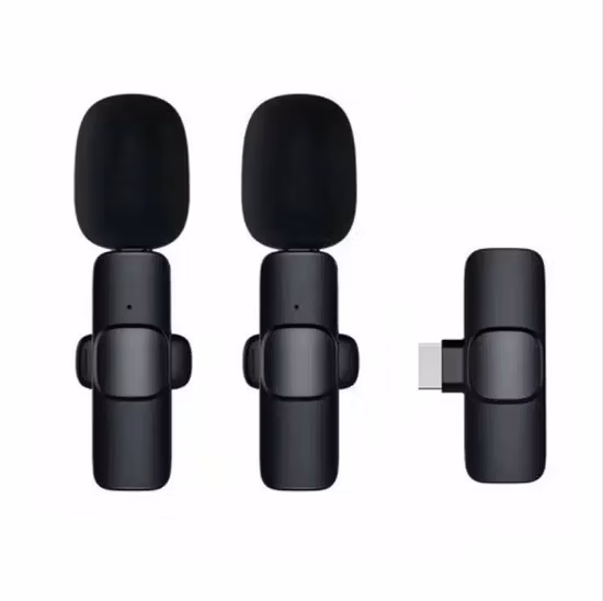 Phone Mini Wireless Lavalier Microphone Portable Microphone Noise Reduction No Delay