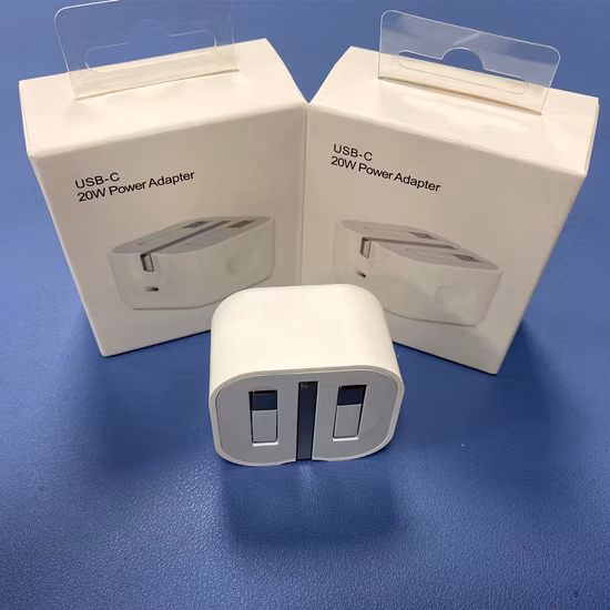 1: 1 Original Mobile Phone Fast Charger Us EU Plug Dual USB-C Port 35W Power Adapter for iPhone 14 Plus PRO Max