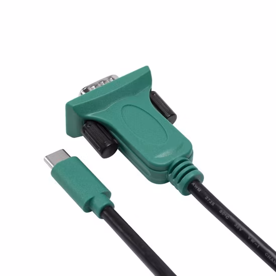Manufacturer Factory Price USB 3.1 Type C Male to Panel Mount RS232 dB9 Serial Adapter Cable with Ftdi Chip in