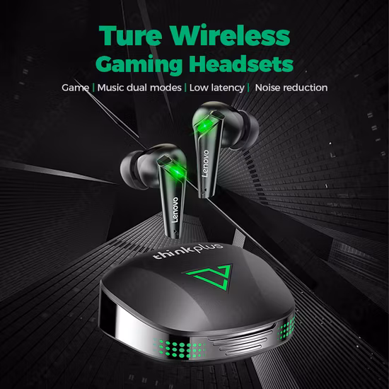 Thinkplus Xt85II True Wireless Bluetooth Earbuds Gaming Headphone Noise Reduction Earphone