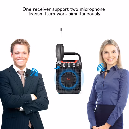 3.5mm UHF Lavalier Lapel Wireless Microphone Real Time Recording Vlog Mic Youtube Live Interview for iPhone iPad DSLR Camera Mic